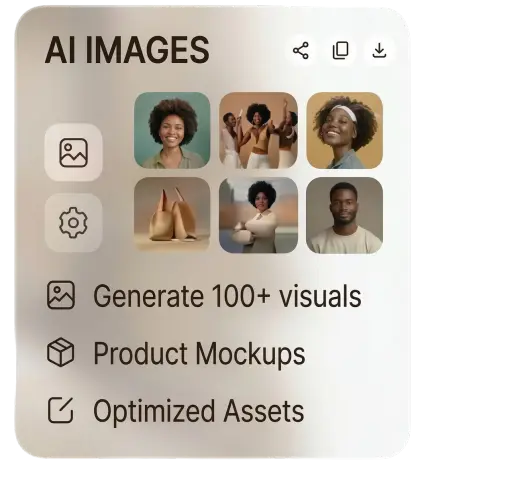 DeepBI Data Optimization Dashboard Floating UI