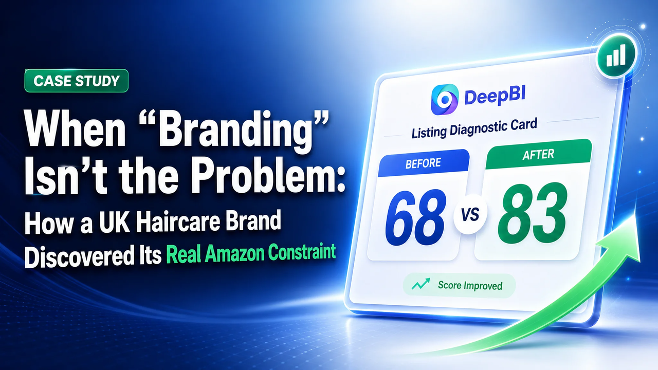 When “Branding” Isn’t the Problem: How a UK Haircare Brand Discovered Its Real Amazon Constraint