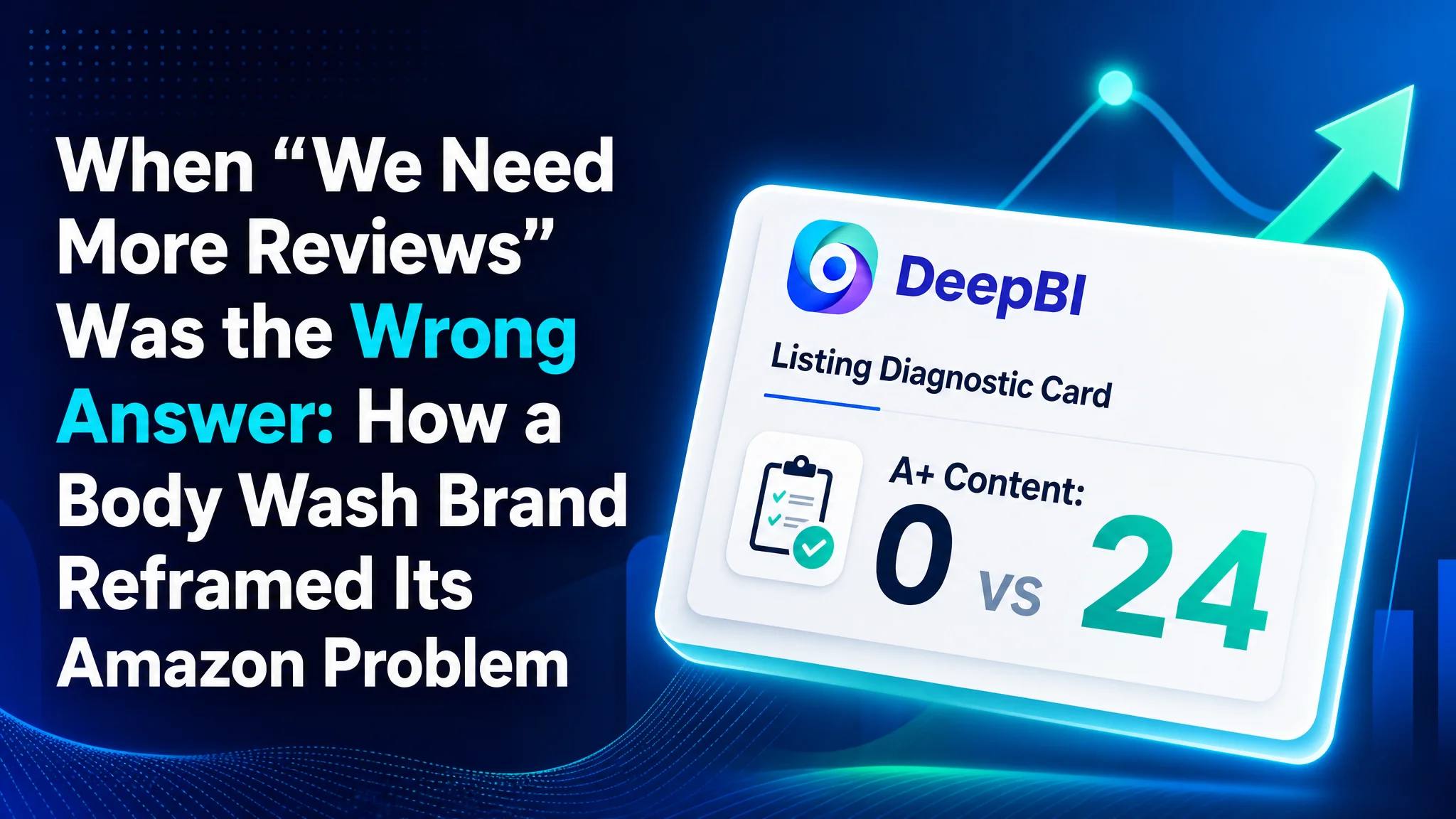 When “We Need More Reviews” Was the Wrong Answer: How a Body Wash Brand Reframed Its Amazon Problem