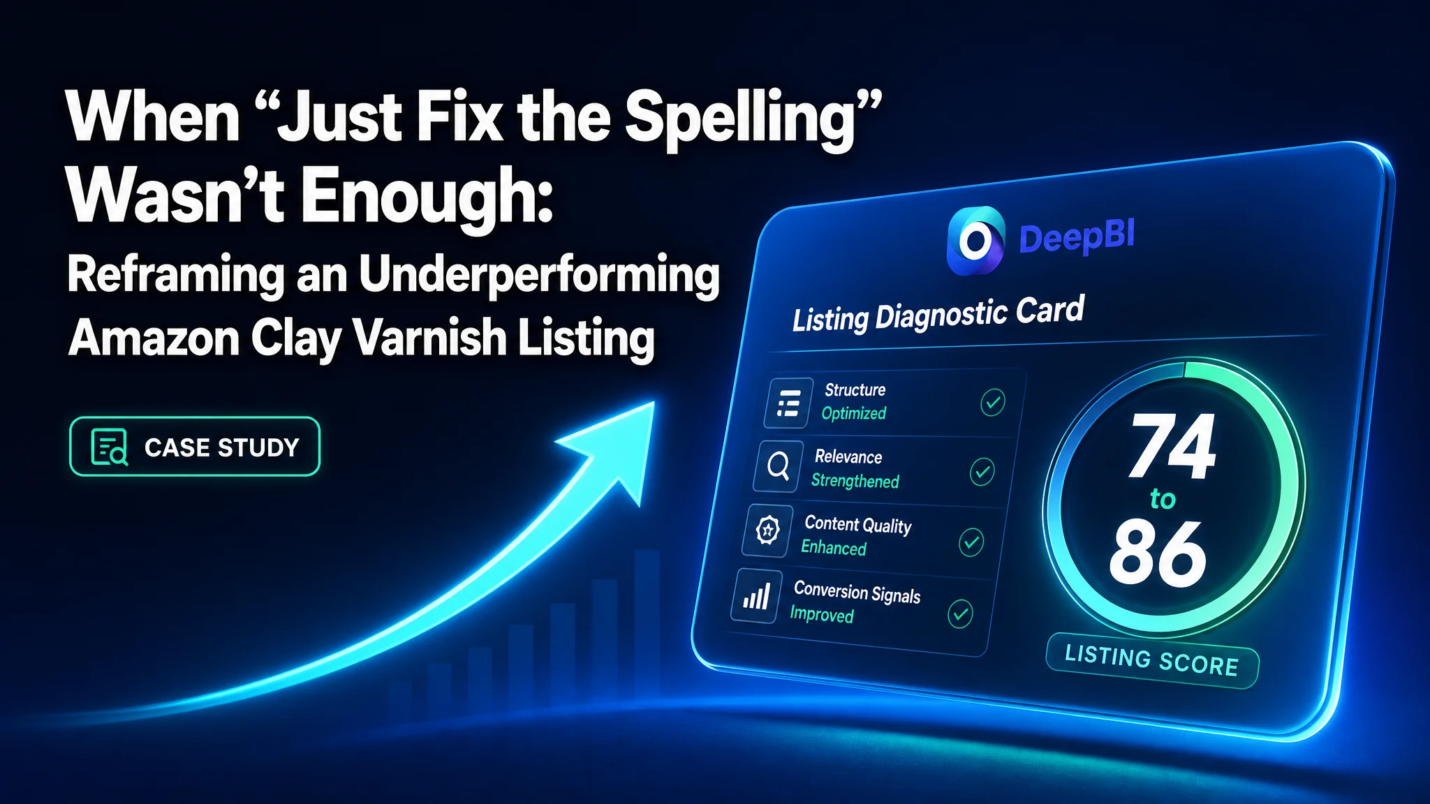When “Just Fix the Spelling” Wasn’t Enough: Reframing an Underperforming Amazon Clay Varnish Listing