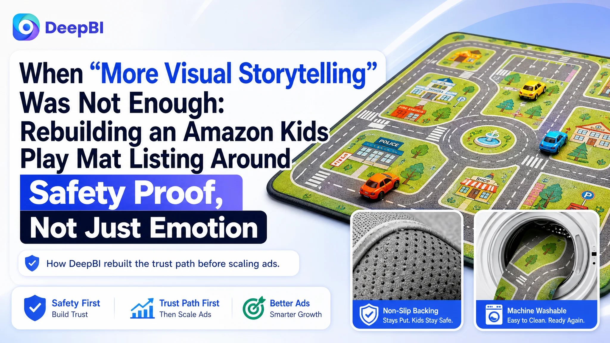 When “More Visual Storytelling” Was Not Enough: Rebuilding an Amazon Kids Play Mat Listing Around Safety Proof, Not Just Emotion