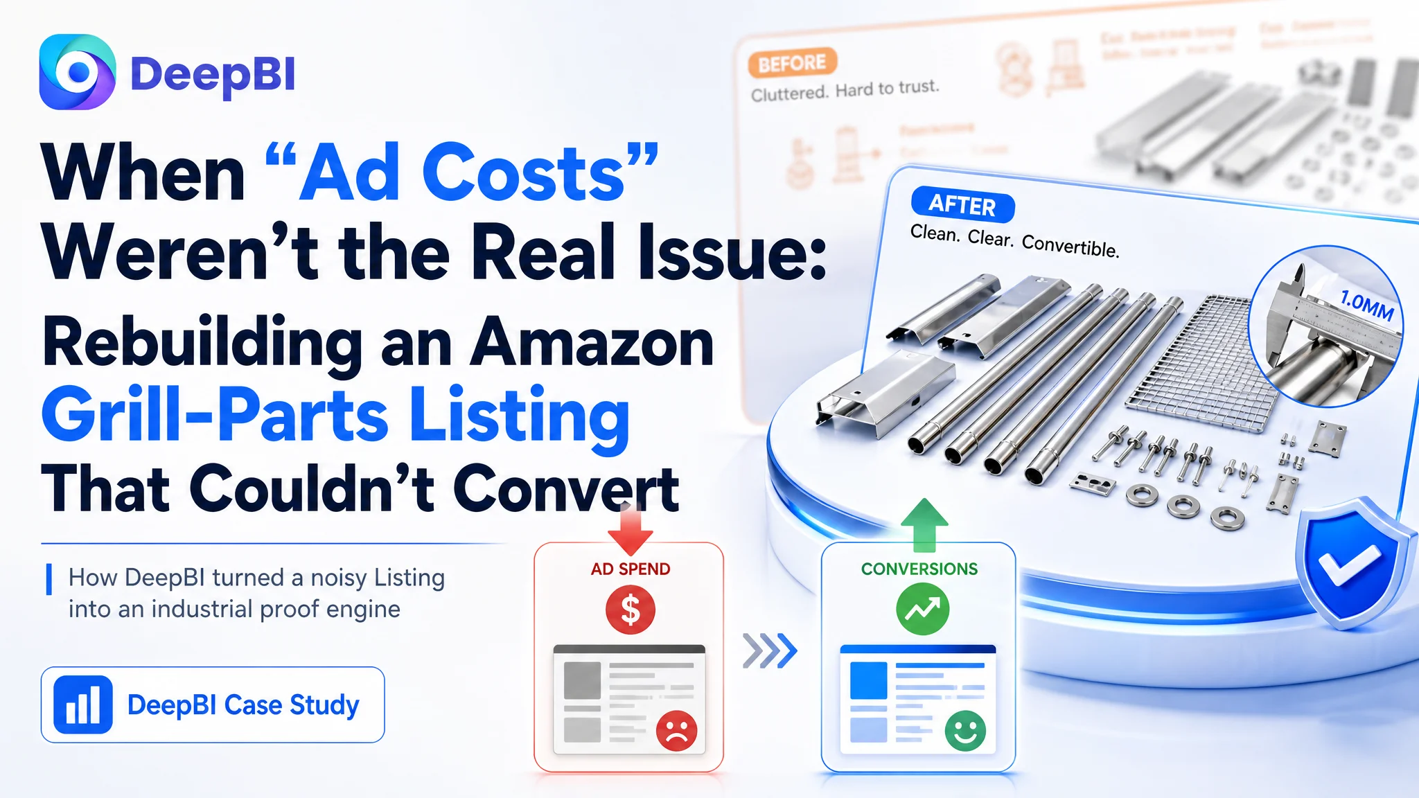 When “Ad Costs” Weren’t the Real Issue: Rebuilding an Amazon Grill-Parts Listing That Couldn’t Convert