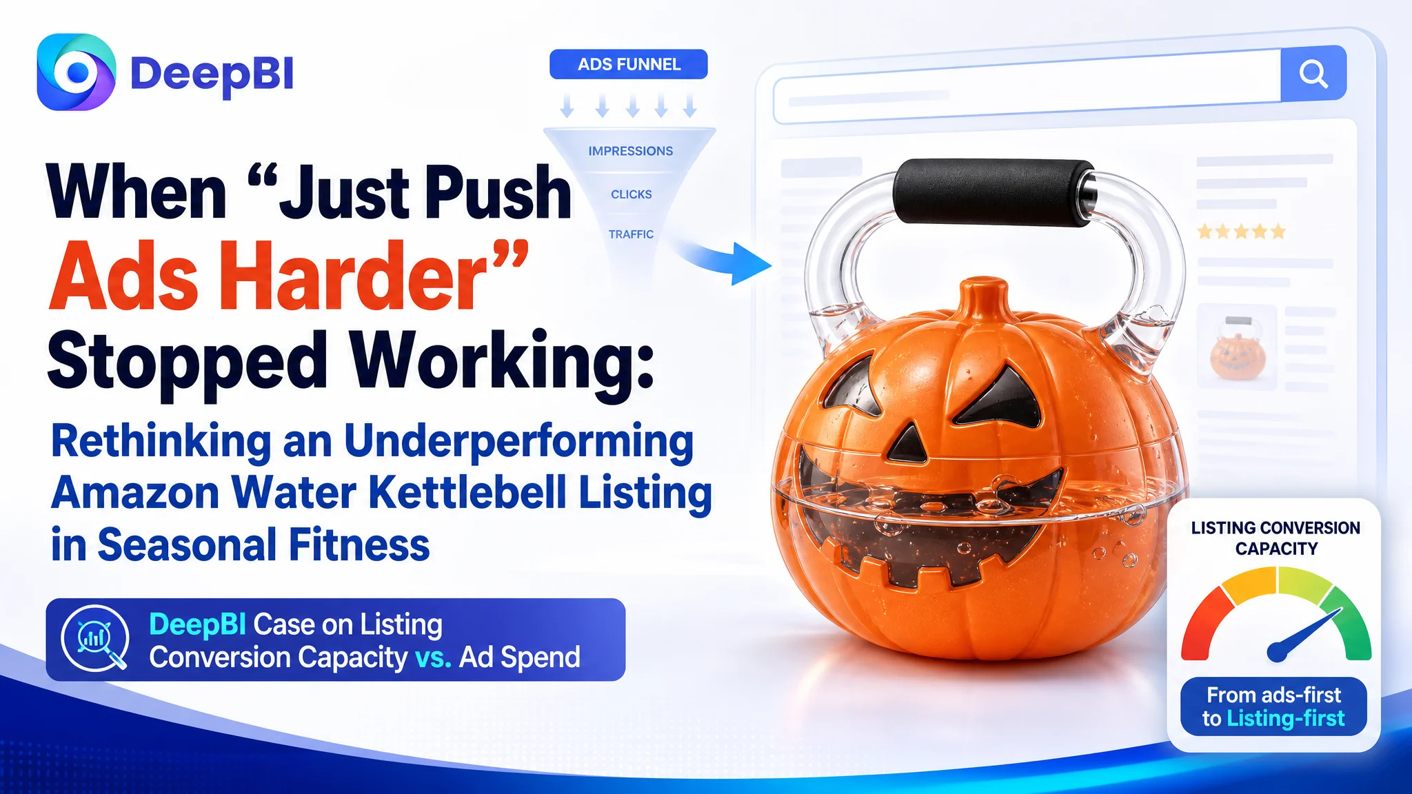 When “Just Push Ads Harder” Stopped Working: Rethinking an Underperforming Amazon Water Kettlebell Listing in Seasonal Fitness