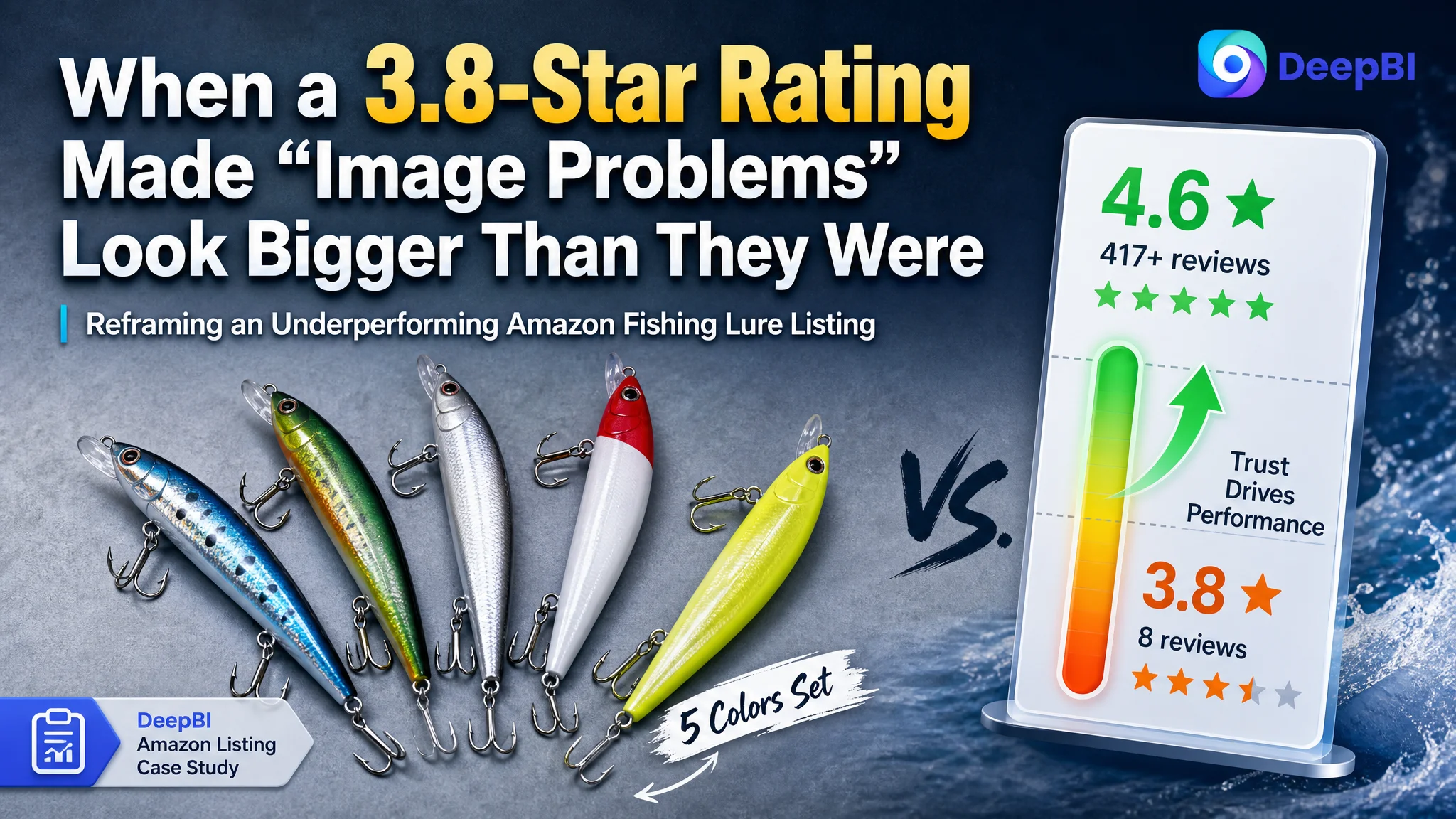 When a 3.8-Star Rating Made “Image Problems” Look Bigger Than They Were: Reframing an Underperforming Amazon Fishing Lure Listing