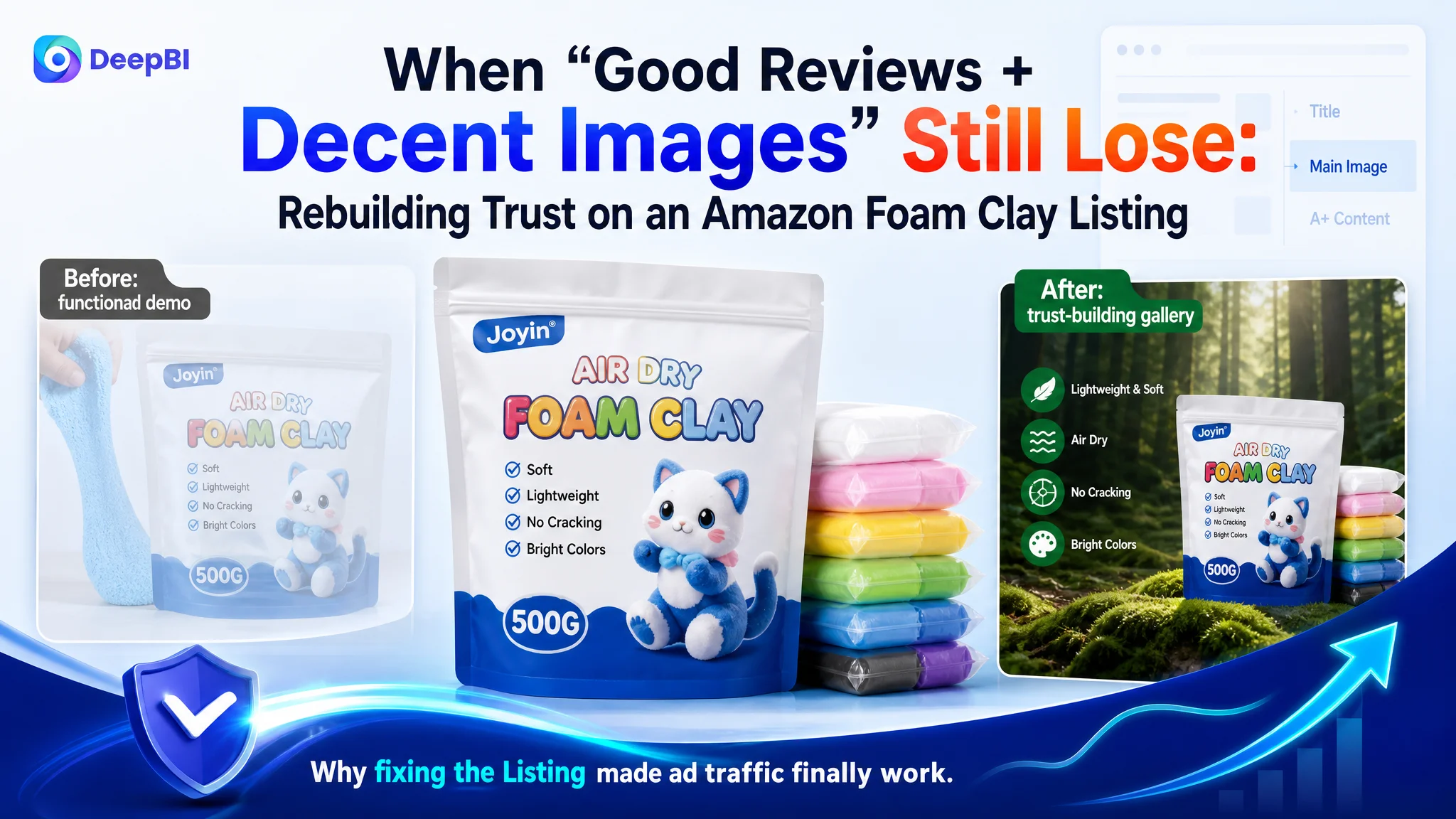 When “Good Reviews + Decent Images” Still Lose: Rebuilding Trust on an Amazon Foam Clay Listing