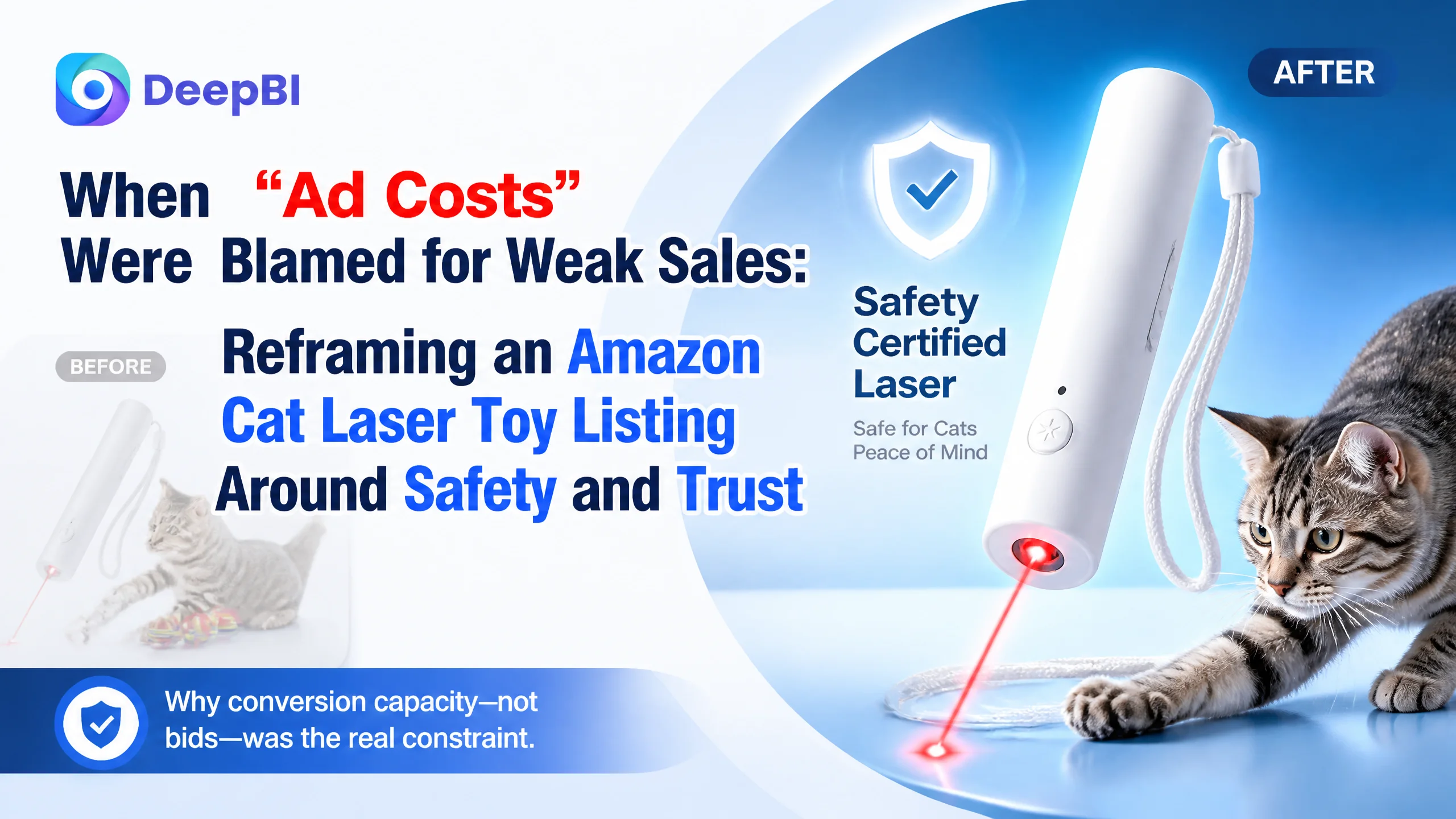 When “Ad Costs” Were Blamed for Weak Sales: Reframing an Amazon Cat Laser Toy Listing Around Safety and Trust