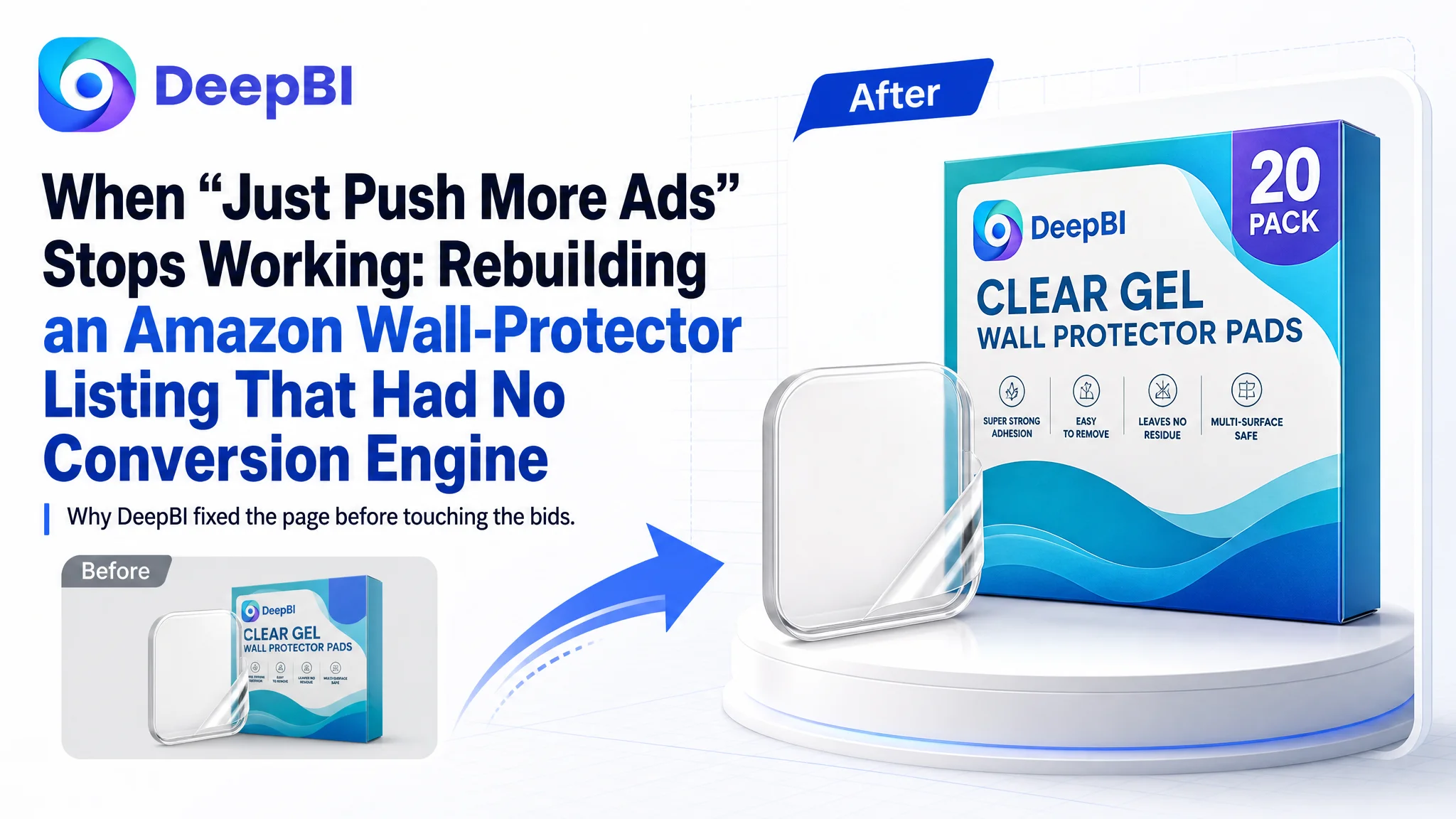 When “Just Push More Ads” Stops Working: Rebuilding an Amazon Wall-Protector Listing That Had No Conversion Engine
