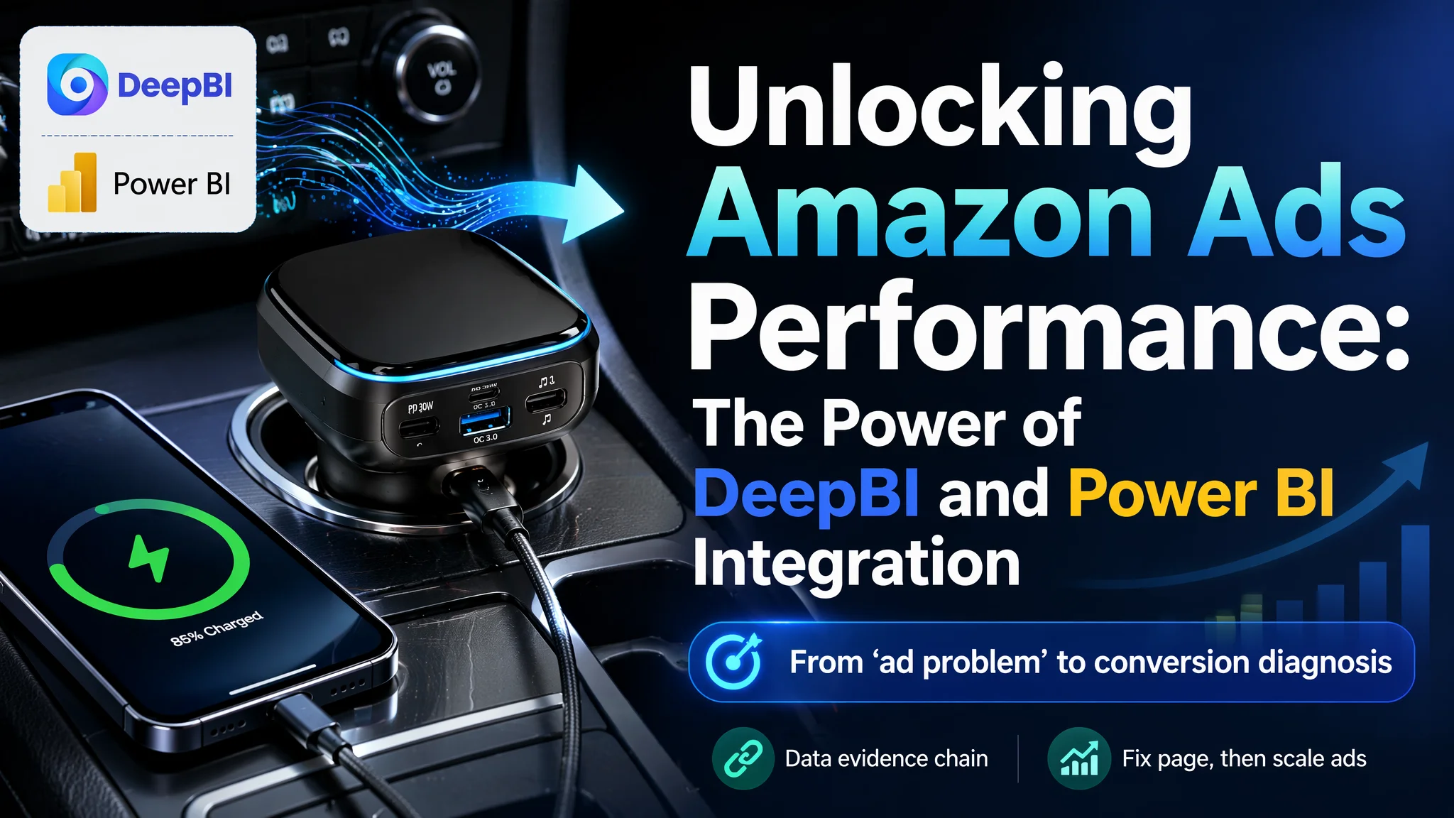 Unlocking Amazon Ads Performance: The Power of DeepBI and Power BI Integration