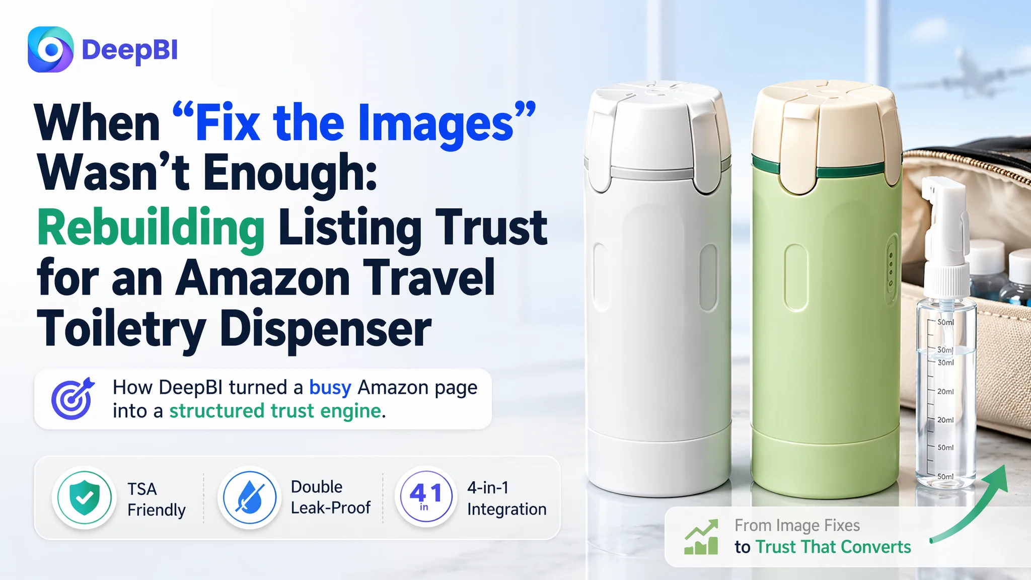 When “Fix the Images” Wasn’t Enough: Rebuilding Listing Trust for an Amazon Travel Toiletry Dispenser