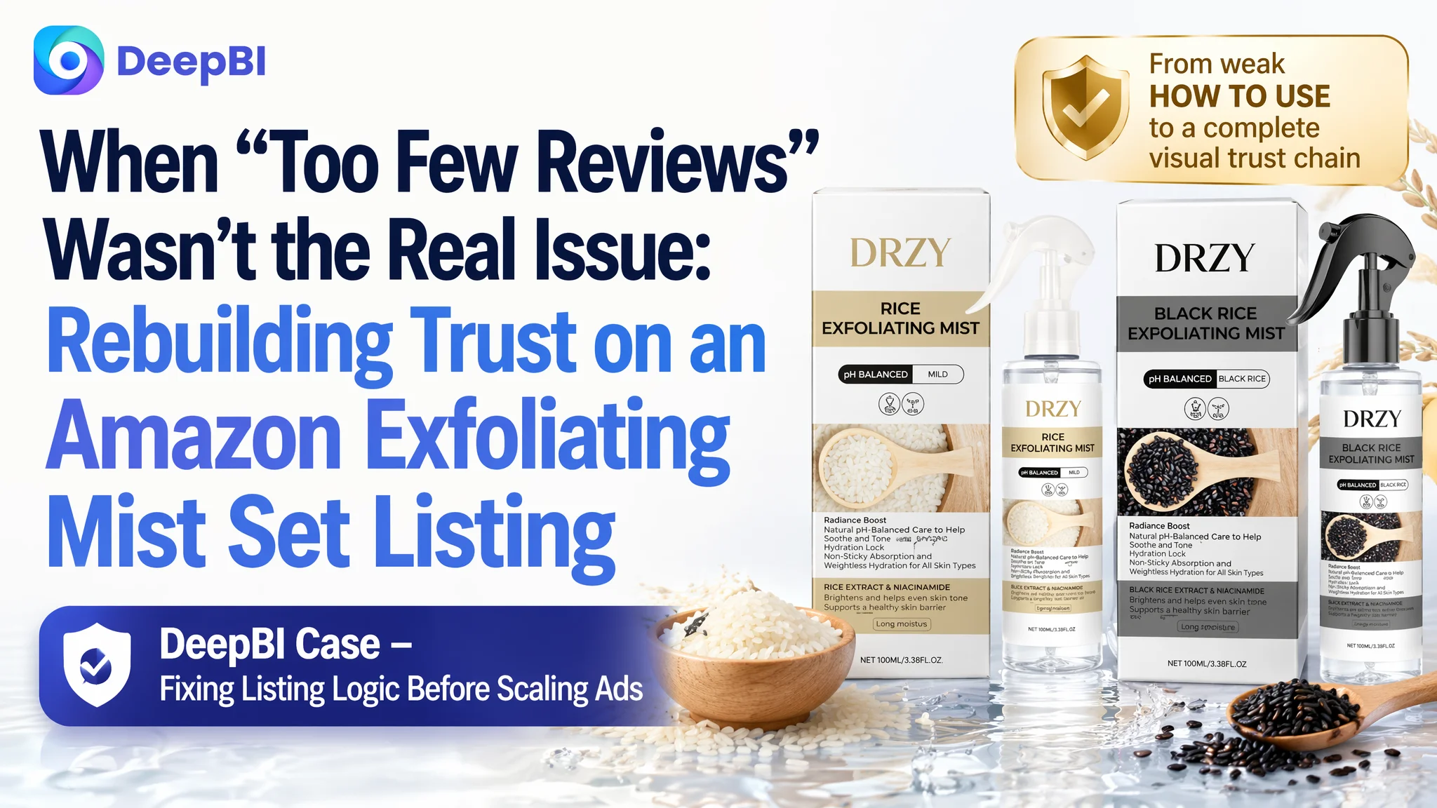 When “Too Few Reviews” Wasn’t the Real Issue: Rebuilding Trust on an Amazon Exfoliating Mist Set Listing