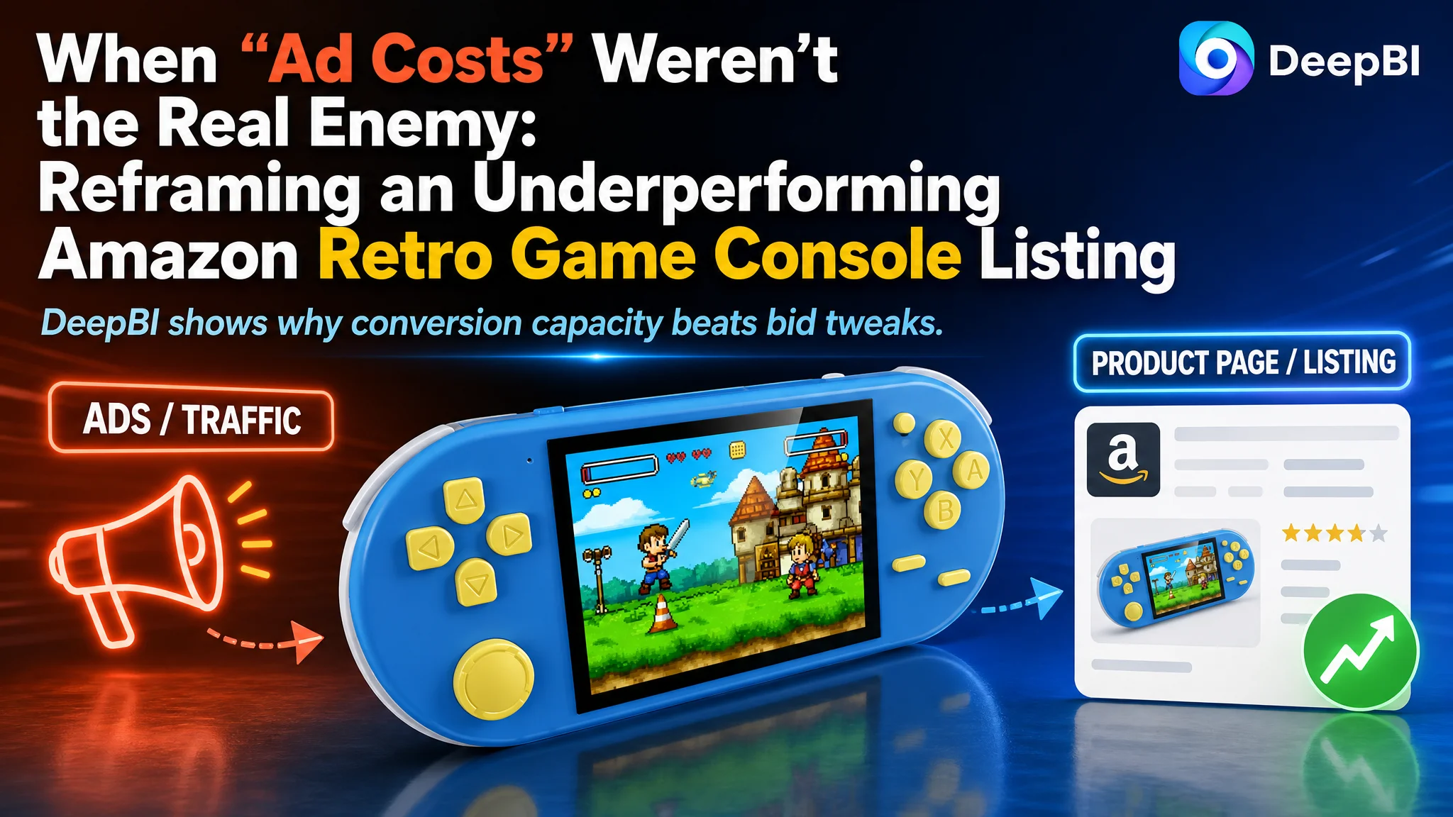 When “Ad Costs” Weren’t the Real Enemy: Reframing an Underperforming Amazon Retro Game Console Listing
