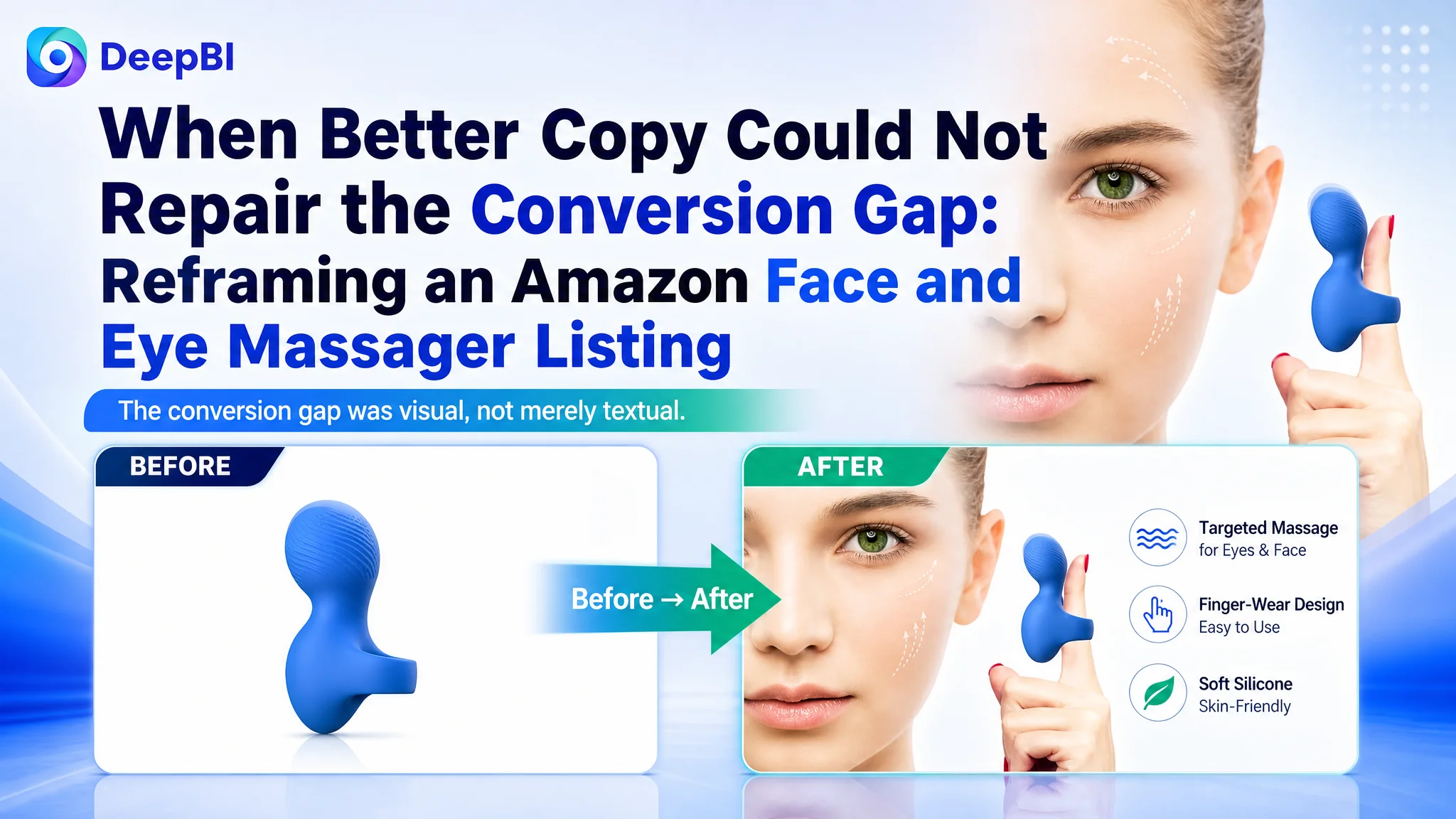 When Better Copy Could Not Repair the Conversion Gap: Reframing an Amazon Face and Eye Massager Listing