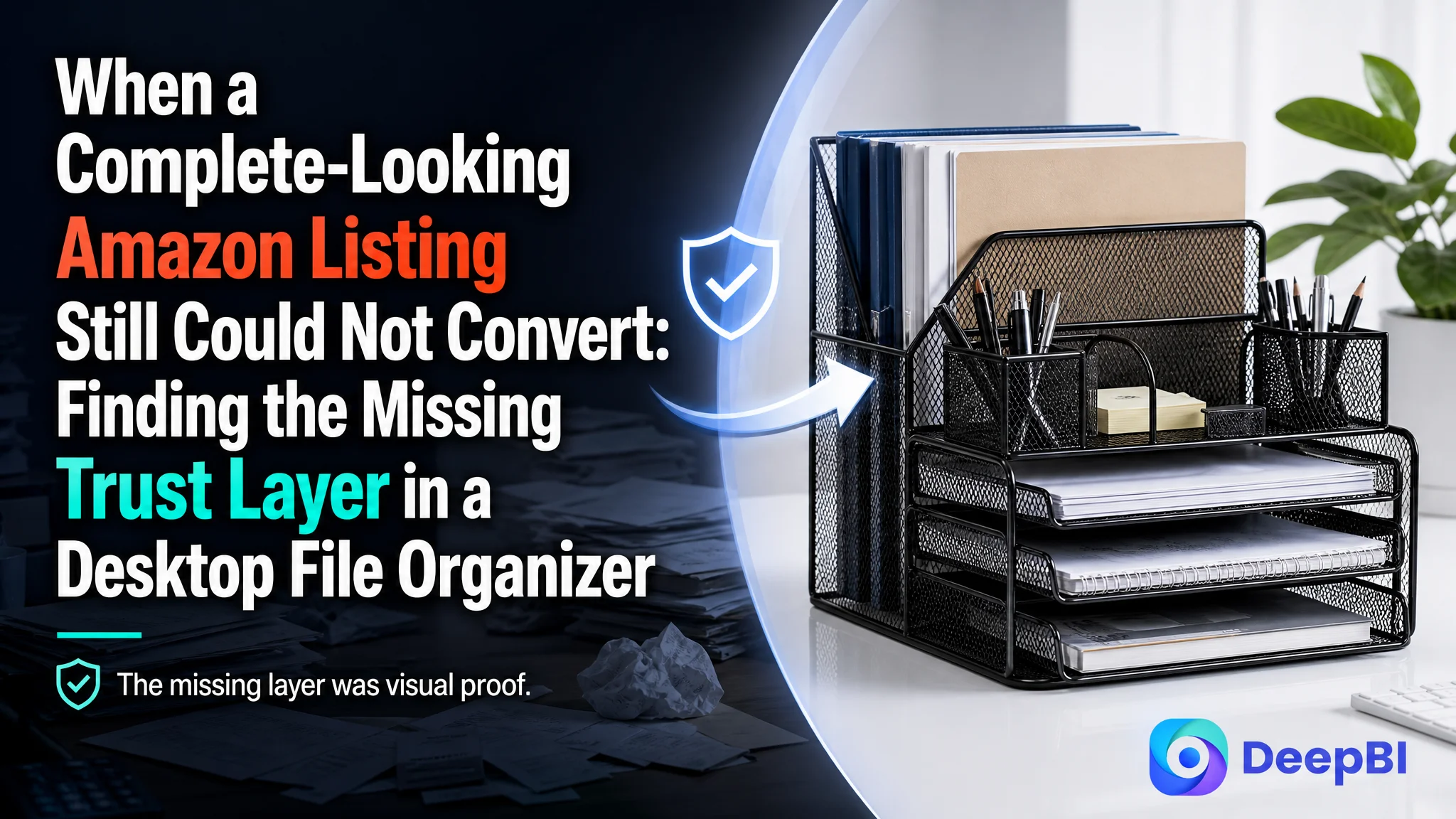 When a Complete-Looking Amazon Listing Still Could Not Convert: Finding the Missing Trust Layer in a Desktop File Organizer