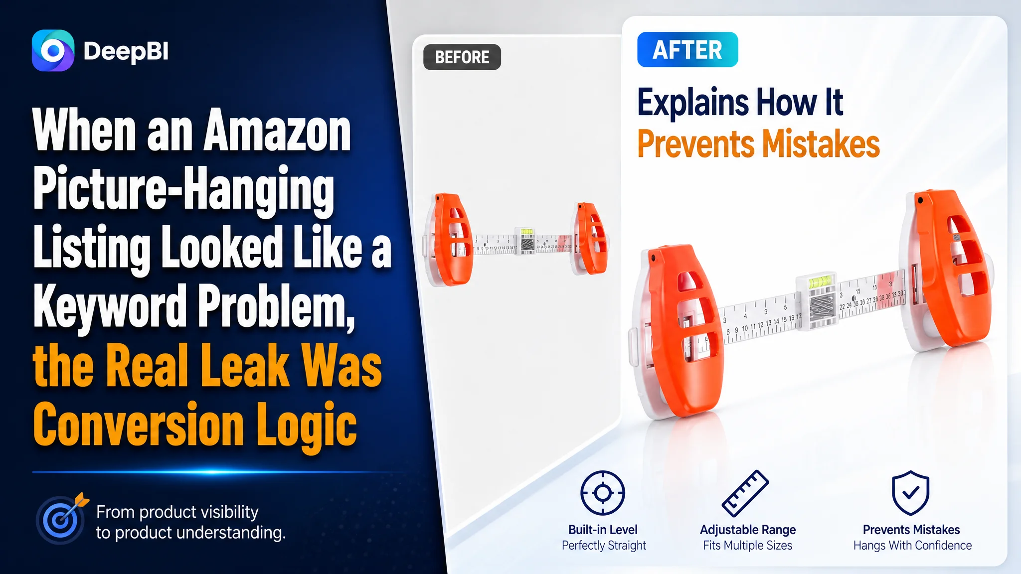When an Amazon Picture-Hanging Listing Looked Like a Keyword Problem, the Real Leak Was Conversion Logic