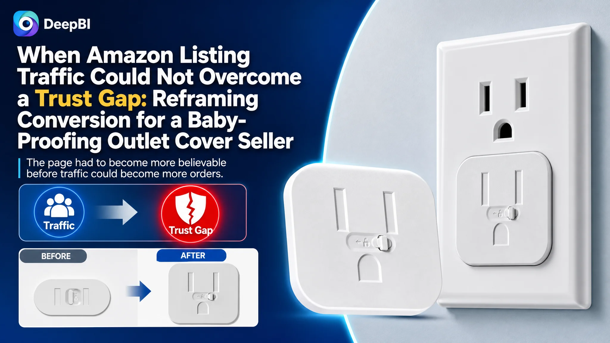 When Amazon Listing Traffic Could Not Overcome a Trust Gap: Reframing Conversion for a Baby-Proofing Outlet Cover Seller