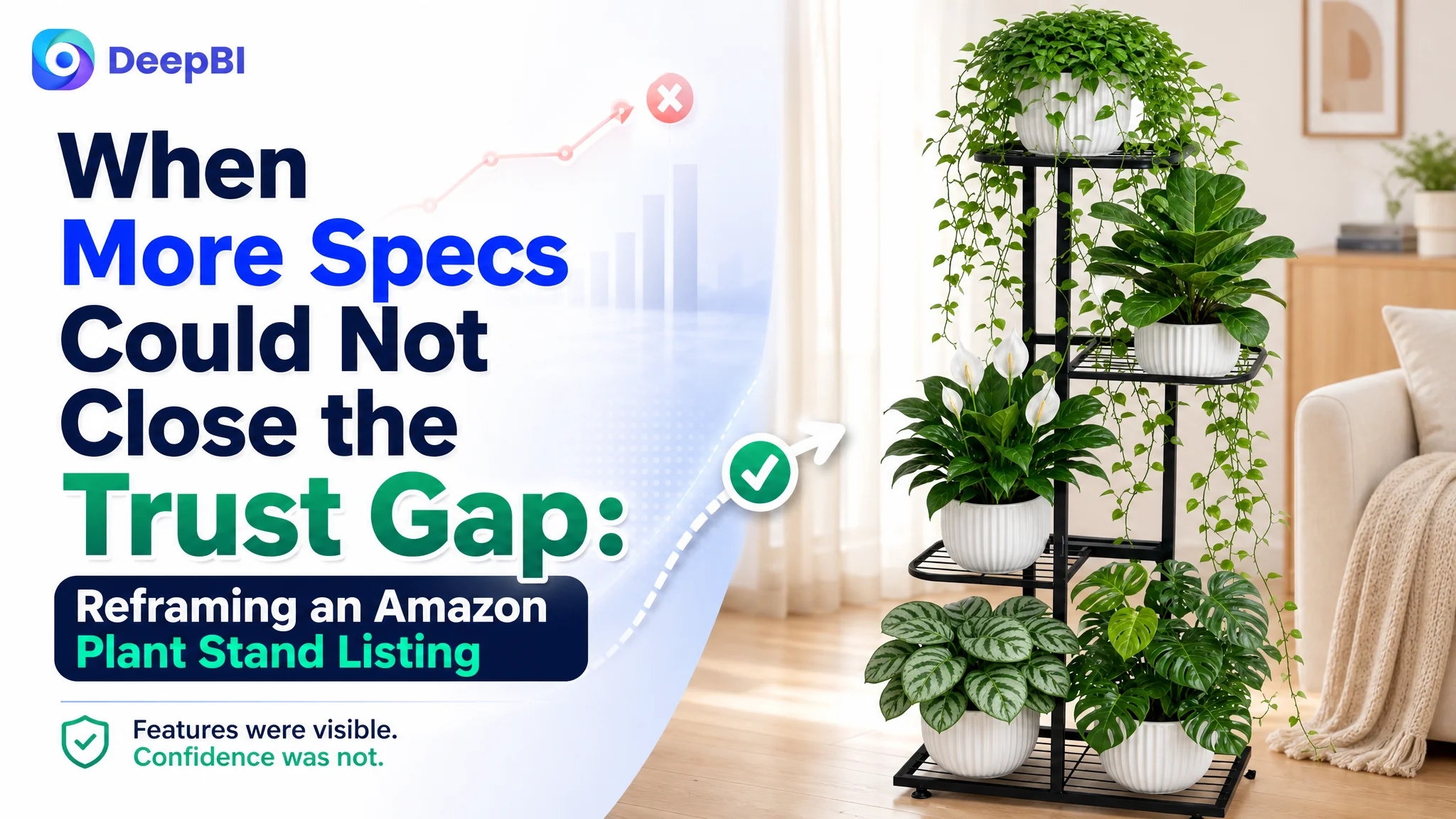 When More Specs Could Not Close the Trust Gap: Reframing an Amazon Plant Stand Listing