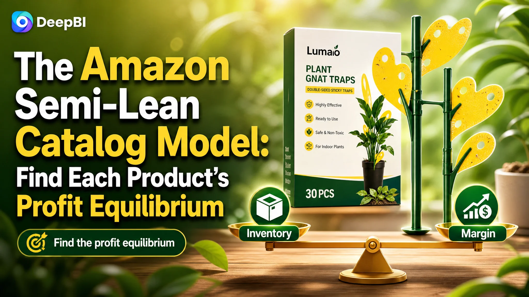The Amazon Semi-Lean Catalog Model: Find Each Product's Profit Equilibrium