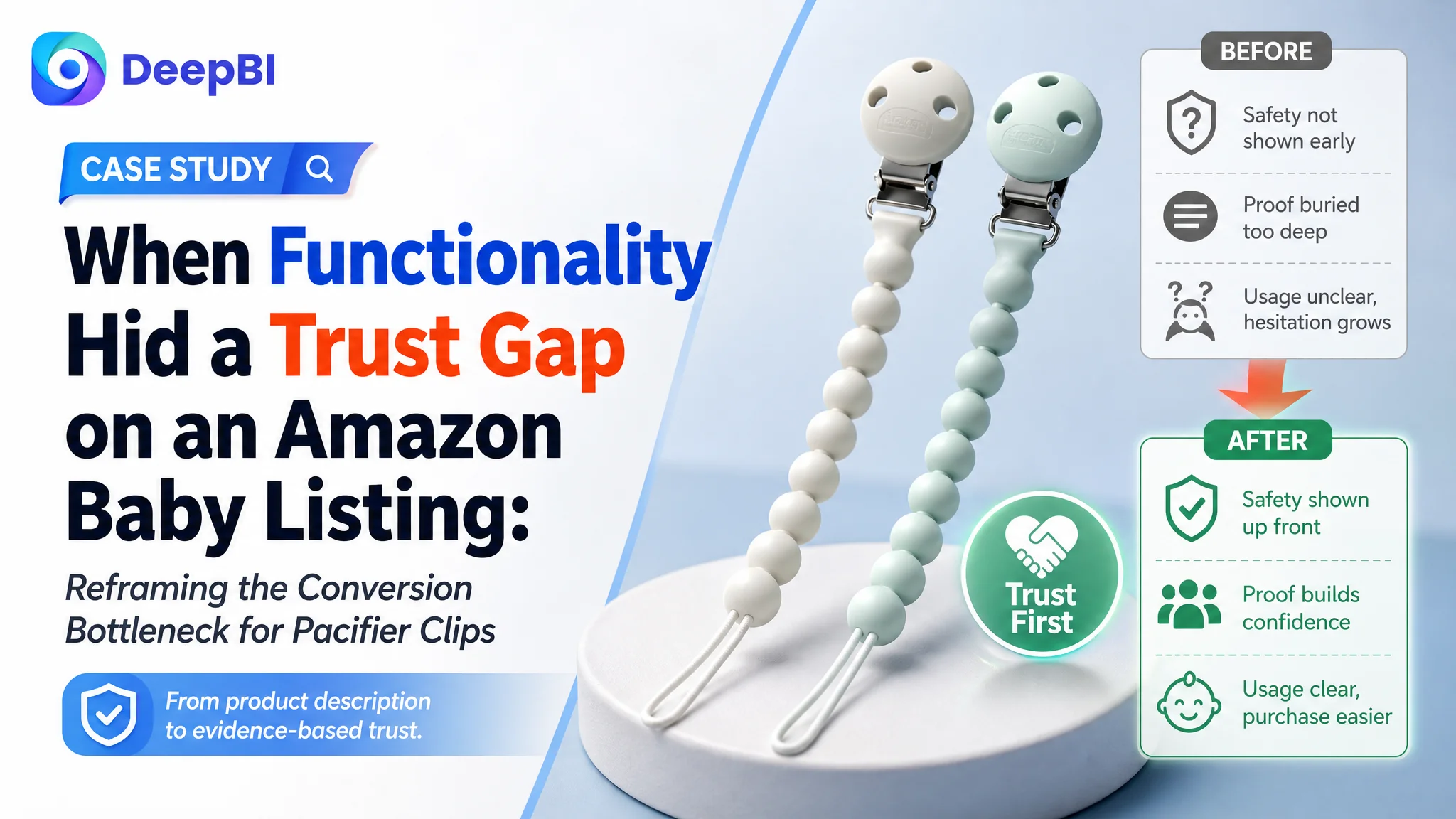 When Functionality Hid a Trust Gap on an Amazon Baby Listing: Reframing the Conversion Bottleneck for Pacifier Clips