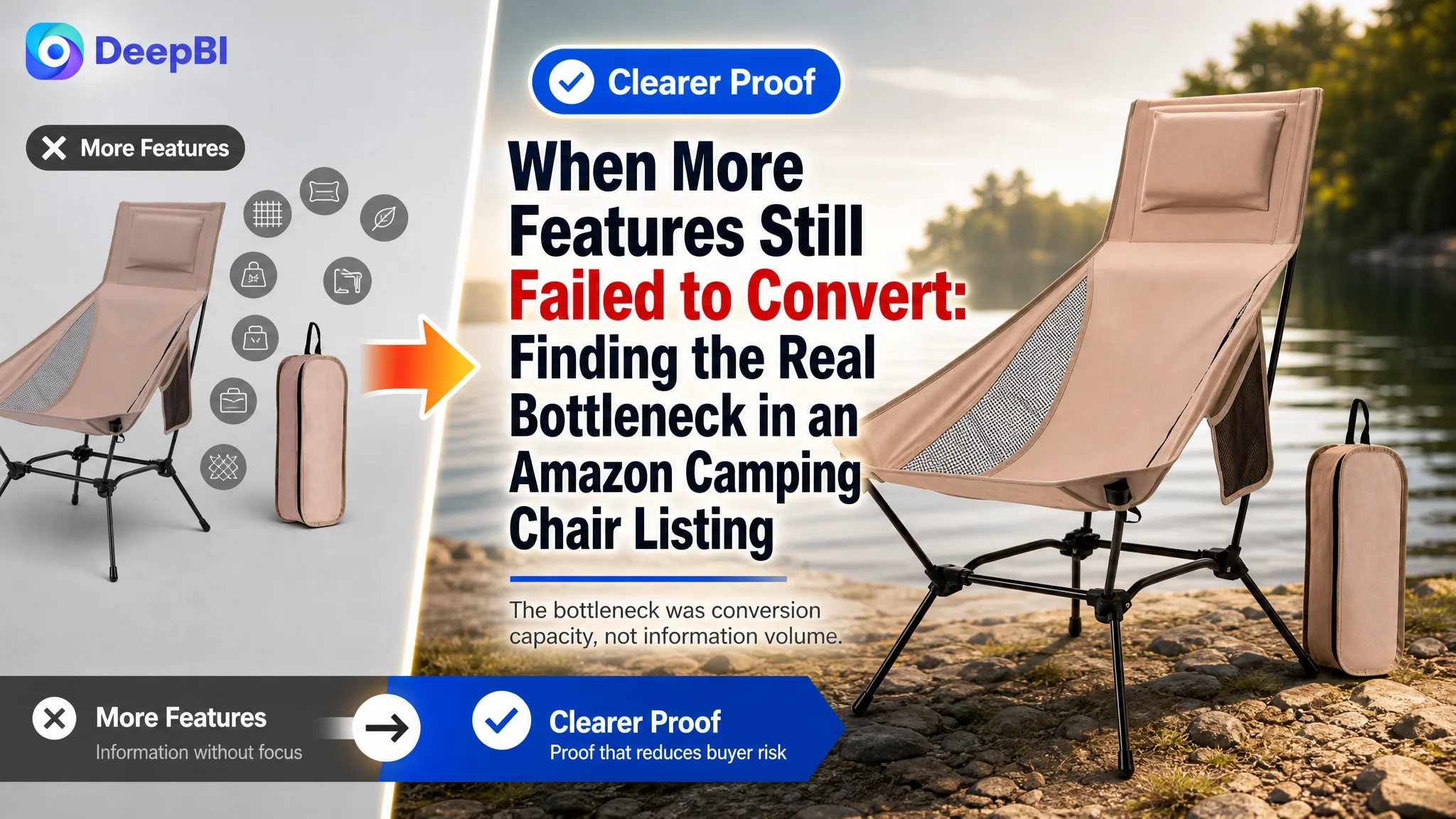 When More Features Still Failed to Convert: Finding the Real Bottleneck in an Amazon Camping Chair Listing