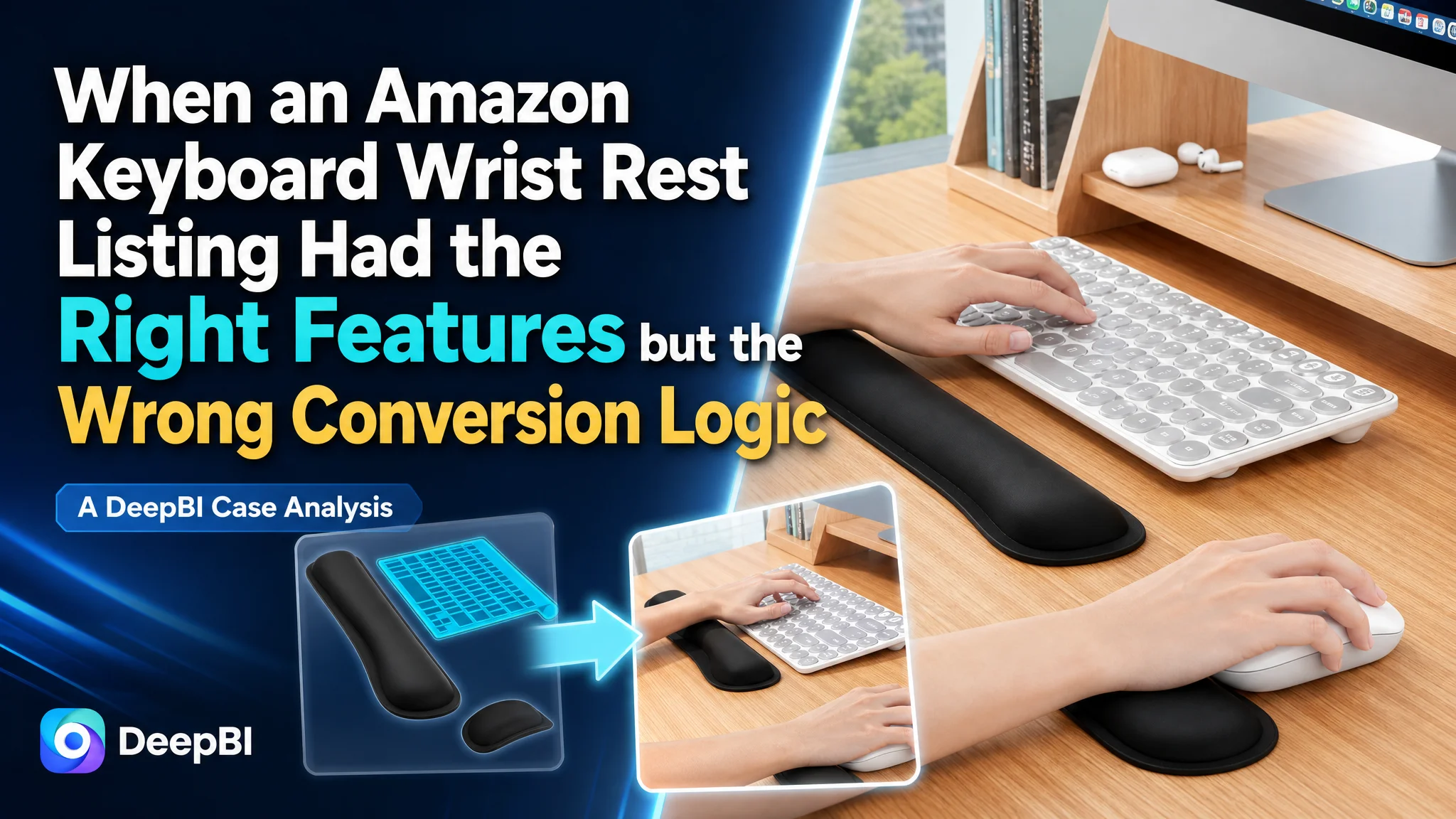 When an Amazon Keyboard Wrist Rest Listing Had the Right Features but the Wrong Conversion Logic