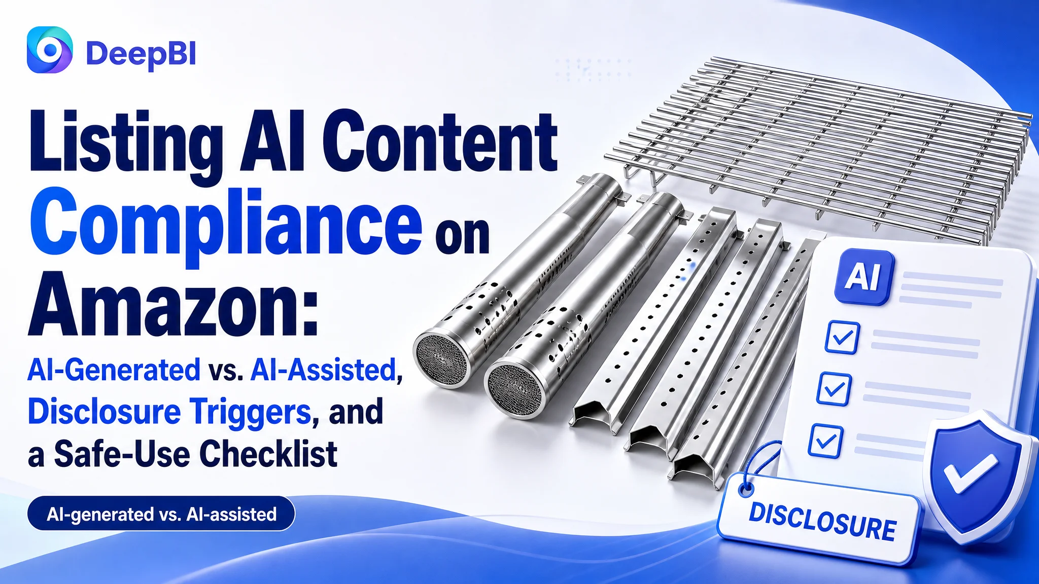 Listing AI Content Compliance on Amazon: AI-Generated vs. AI-Assisted, Disclosure Triggers, and a Safe-Use Checklist