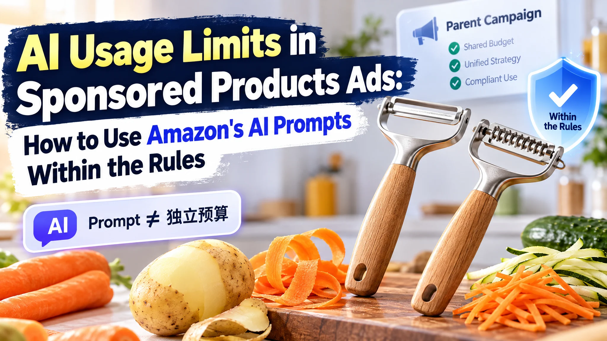 AI Usage Limits in Sponsored Products Ads: How to Use Amazon's AI Prompts Within the Rules